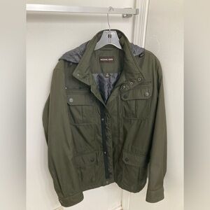 Michael Kors Men's Dark Green Field Jacket